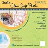 Craft Plastic Sheets 12X12 4/Pkg-Clear .020 245432