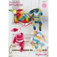 crochet bunny and blankie in stylecraft wondersoft merry go round 9161