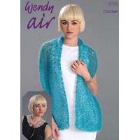 Crochet Shawl and Collar in Wendy Air (5725) Digital Version