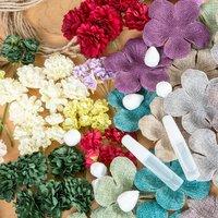 Create and Craft Spring Flowers and Beautiful Tonal Flower Kit Bundle 403290