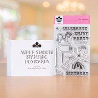 Craftwork Cards Carnival Stamp Set with Stamping Card 404199