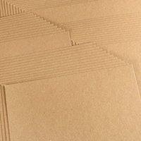 Craft UK 50 A4 Sheets of Brown Kraft Card 404238