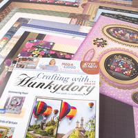 Crafting with Hunkydory - Issue 23 with Sparkling Noir Deluxe Card Collection 342954