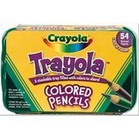 crayola trayola coloured pencils 54 234839