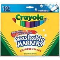 crayola broad line washable markers 12 246240