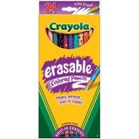 crayola erasable coloured pencils 24 246242