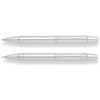 cross nile lustrous chrome ball pen pencil set