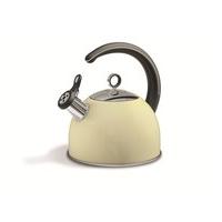 Cream Accents 2.5 Litre Whistling Stove Top Kettle