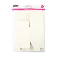 Cream Square Favour Boxes 20 Pack