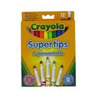 Crayola Supertips Superwashable Felt Tips 12 Pack