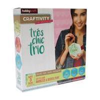 craftivity tres chic trio trinket dish set