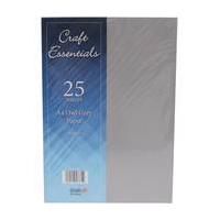 Craft Essentials Owl Grey Paper A4 25 Pack