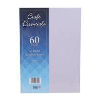 Craft Essentials Pastel Rainbow Paper A4 60 Pack