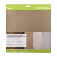 Cricut Neutral Pebbled Faux Leather Sampler 12 x 12 Inches 5 Sheets