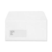 Croxley Script DL Peel and Seal Wallet Window Envelopes Pure White