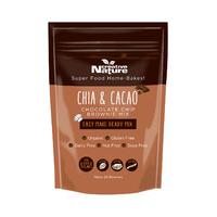 creative nature chia cacao chocolate chip brownie mix 400gr