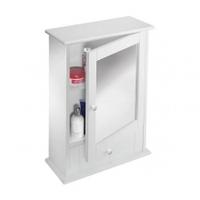 Croydex Maine Single Door Cabinet White