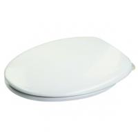 Croydex Foster White Toilet Seat, Standard Plastic Hinge, White