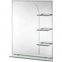 croydex bampton mirror with shelves