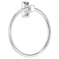 croydex sutton chrome towel ring