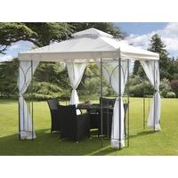 Cream Metal Framed Polenza Gazeb...