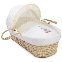 cream clair de lune moses basket