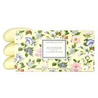 Crabtree &amp; Evelyn Summer Hill Soap Set 3 X 100g