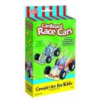 Creativity For Kids Cardboard Race Cars Mini Kit