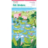 Crocodiles Fabric Felt Sticker Pack