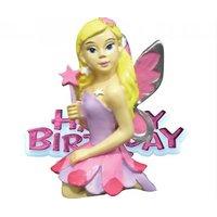 Creative Party Cake Topper - Fairy & Happy Birthday Motto