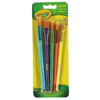 crayola assorted paint brushes pack of 5