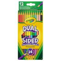 Crayola Dual Sided Coloured Pencils Pack of 12