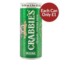 Crabbies Original Alcoholic Ginger Beer 12x250ml
