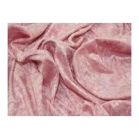 Crushed Velour Dress Fabric Pale Pink