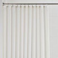 Cream Plain Shower Curtain (L)1.8 M