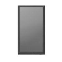 Crystal Grey/White PVCu & Aluminium Glazed Fixed Window (H)2104mm (W)1200mm