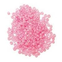 craft factory glass seed beads pastel pink