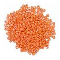 craft factory glass seed beads apricot