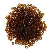 craft factory glass seed beads bronze