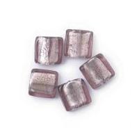 Craft Factory Glass Lamp Square Beads Lilac