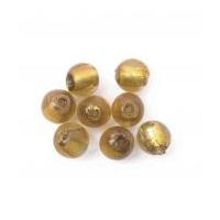 Craft Factory Glass Lamp Ball Beads Gold
