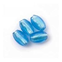 Craft Factory Glass Lamp Bean Beads Ice Blue