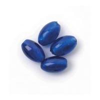 Craft Factory Glass Lamp Bean Beads Dark Blue