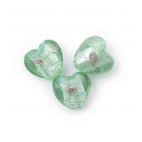 Craft Factory Glass Lamp Rose Heart Beads Blue/Green