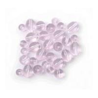 Craft Factory Assorted Glass Beads Pink