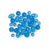 Craft Factory Assorted Glass Beads Aqua