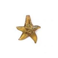 craft factory glass star pendant gold