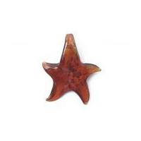 Craft Factory Glass Star Pendant Red