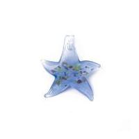 Craft Factory Glass Star Pendant Blue