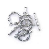 Craft Factory Toggle Clasp Jewellery Findings Silver